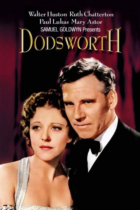 Walter Huston played the part of Sam Dodsworth in Max Gordon&39;s 1934 smash Broadway production of Dodsworth and his intimacy with the role shows on film. . Dodsworth full movie